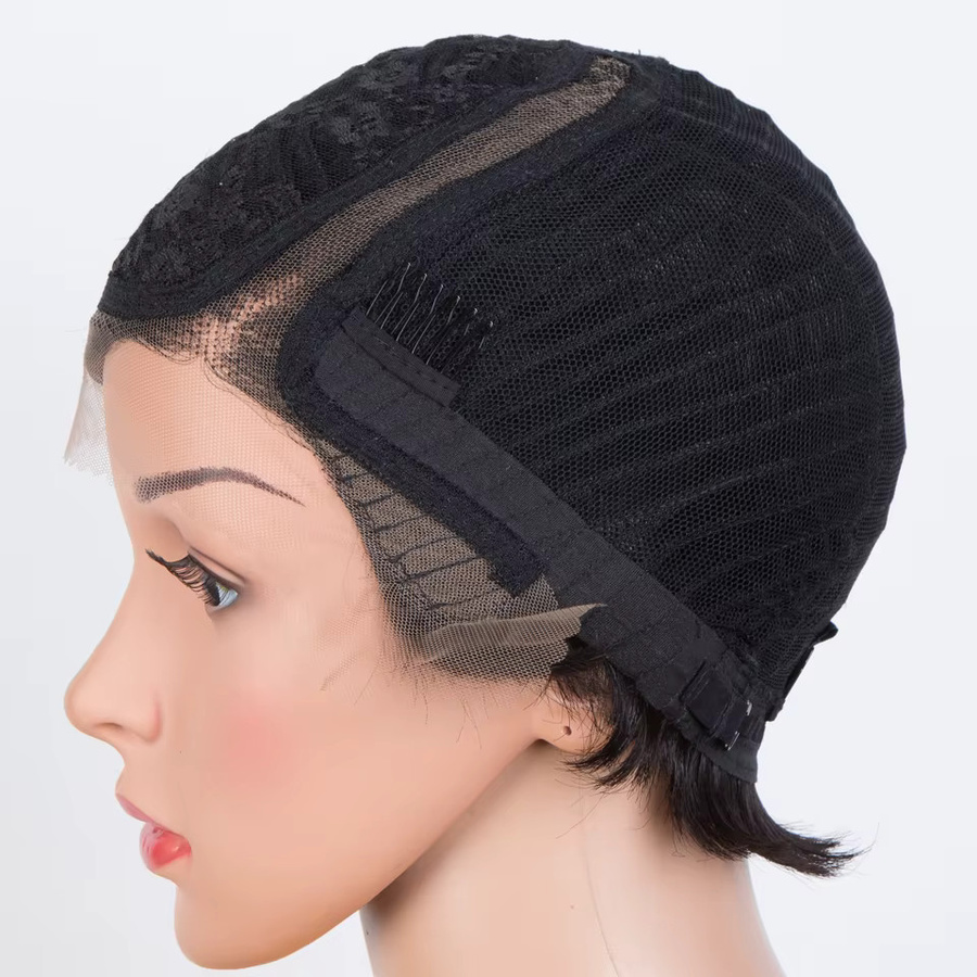 Lekker Pixie Cut Perücke, 100 % Echthaar, Brasilianisches Remy Haar, Damen - Bild 4