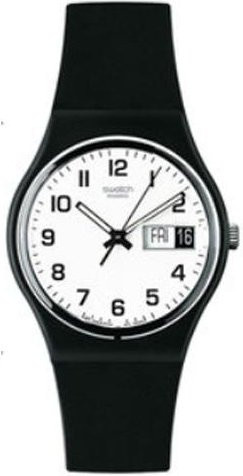 Swatch Armbanduhr, Quarz, Kunststoff, 34 mm, Weiß, Unisex - Bild 1
