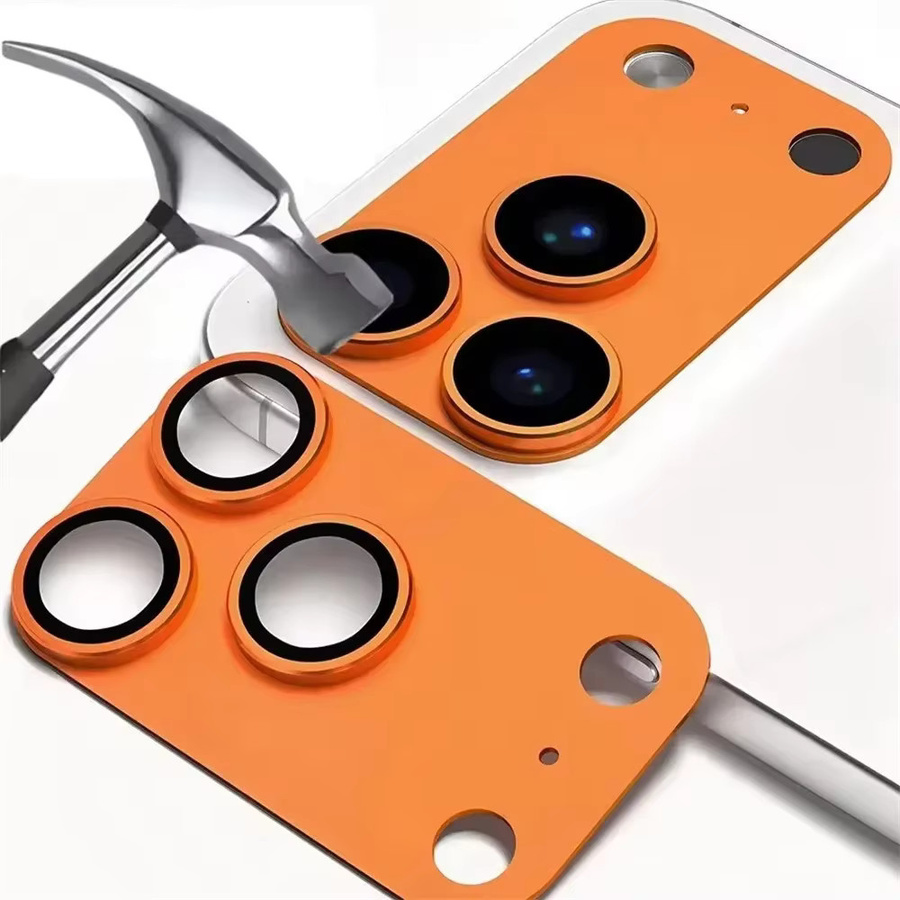 Armor Kameraobjektivschutz für iPhone 17 Pro Max und iPhone 17 Pro – Metallring-Schutzhülle mit gehärtetem Glas in Silber - Bild 2