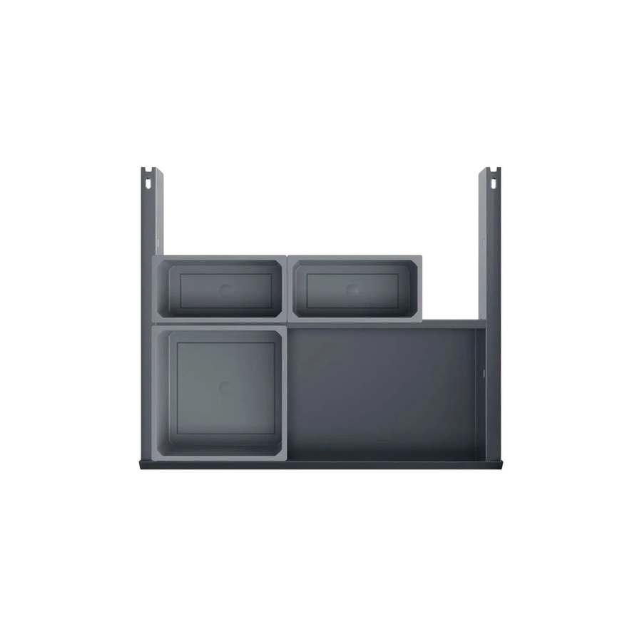 Vauth-Sagel Einbau-Abfallsammler Envi Drawer mit 2 Behältern, Korpusbreite: 60 cm, Farbe: Lavagrau - Bild 2