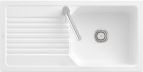Villeroy & Boch Linara Spüle flächenbündig in Weiß mit CeramicPlus Beschichtung Breite: 60 cm - Bild 1