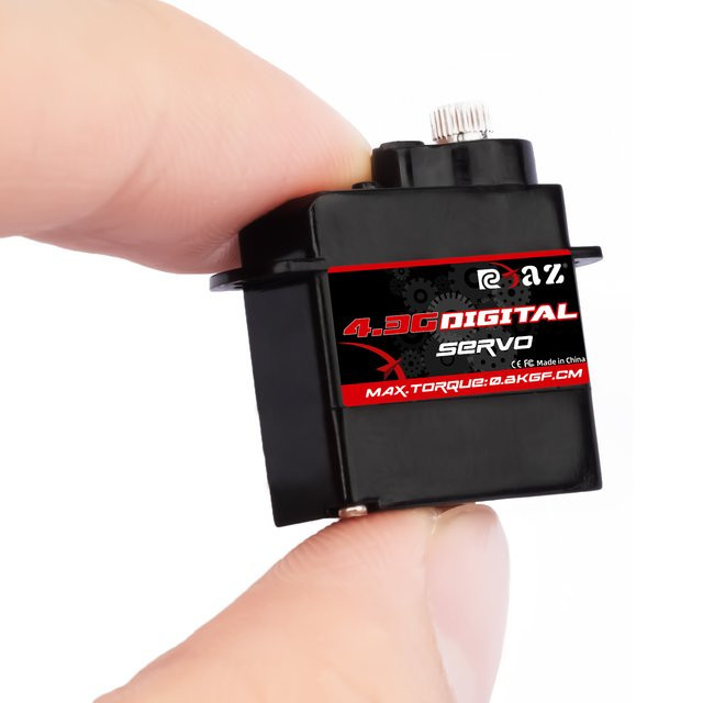 RCXAZ Micro Digital Servo, Metallgetriebe, 180° Drehen - Bild 1