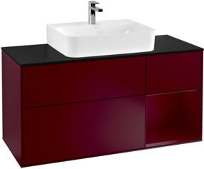 V&B Finion Waschtischunterschrank mit Wandbeleuchtung, Breite: 120 cm, Tiefe: 50,1 cm, Höhe: 50,1 cm - Bild 1