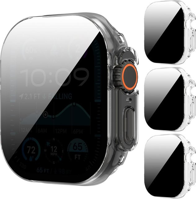 Apple Sichtschutzhülle für Apple Watch Ultra 2–3, 49 mm, gehärtetes Glas - Bild 1