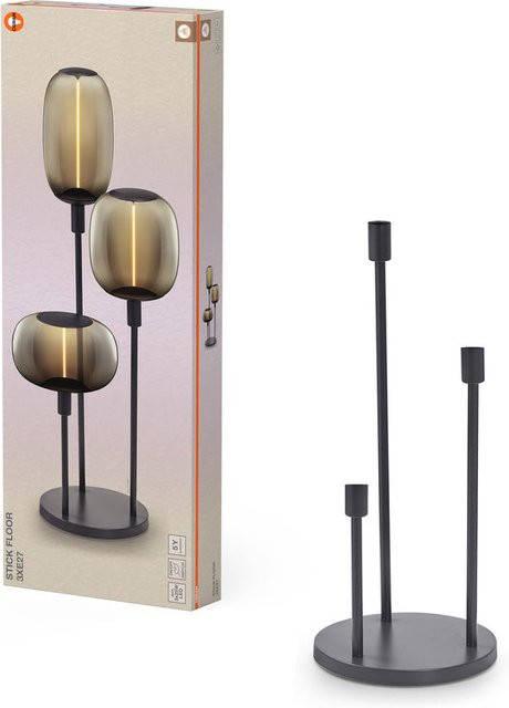Osram Decor Stick Floor Standleuchte Grau, Höhe: 78 cm, 3x E27, ohne Leuchtmittel - Bild 1
