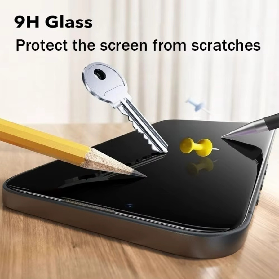 ZMZE 2er-Pack 9D Vollbild-Displayschutzfolie aus Panzerglas für iPhone 17, 16, 15, 14, 13, 12 Serie in Transparent - Bild 5