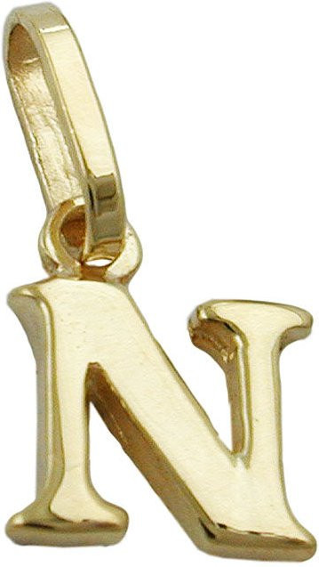 Paolo Renzo Buchstabenanhänger, 375 Gelbgold, Unisex, 8x6,5mm - Bild 1