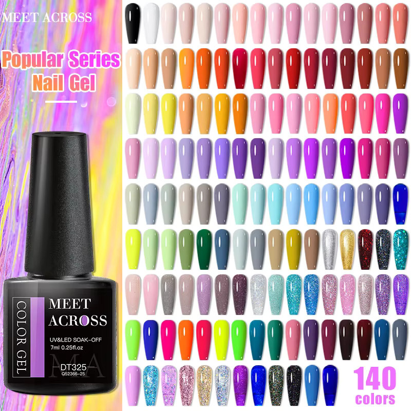 MEET ACROSS Nagellack Semi Permanent, Lila, Glänzend, 7 ml - Bild 2