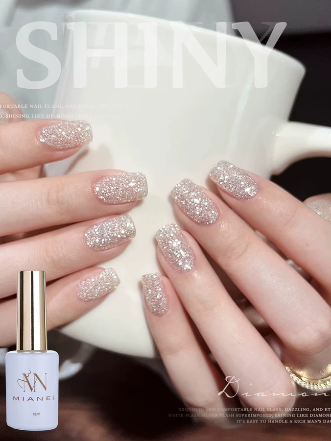 MISS MIANEL Nagellack, Weiß, Glänzend, 12 ml - Bild 2