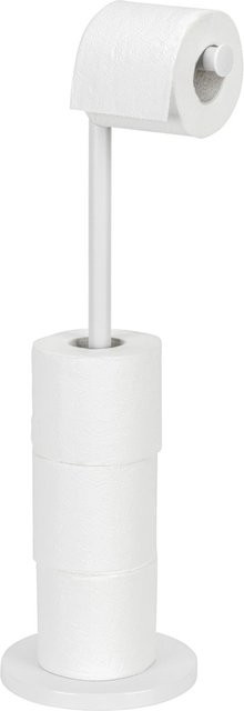 Wenko Stand Toilettenpapierhalter 2 in 1 Weiß - Matt - Bild 1