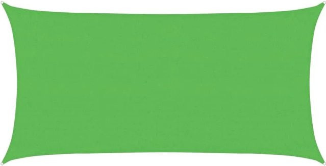 Furnicato Sonnensegel aus HDPE in Hellgrün, Rechteckig, B x B: 3 x 6 m - Bild 1