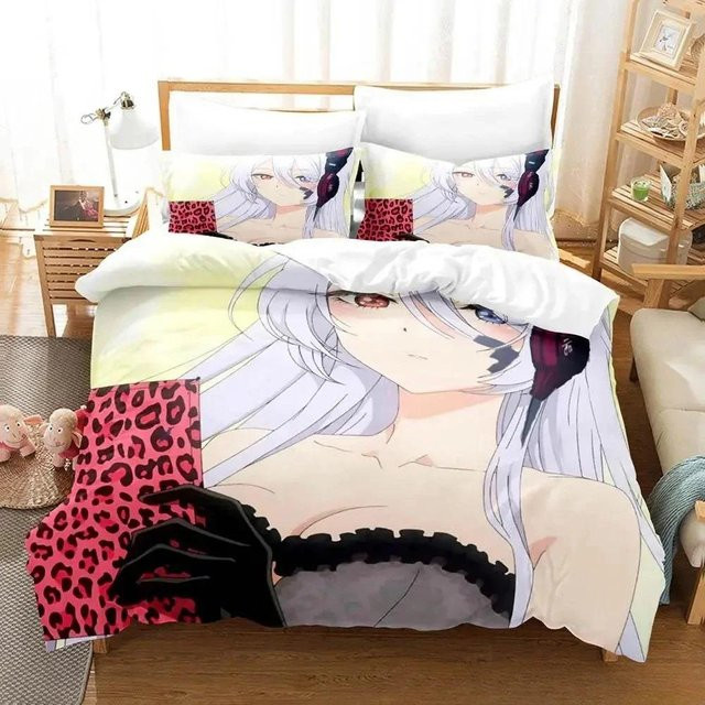 Marin Kitagawa Anime Bettwäscheset mit 3D-Druck, 2-teiliges Set aus Bettbezug und Kissenbezug, Mehrfarbig, Material: Mikrofaser/Polyester, Breite: 70 cm, Länge: 133 cm - Bild 1