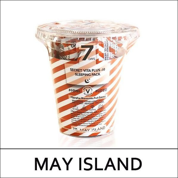 MAY ISLAND 7 Days Secret Vita Plus-10 Schlafpaket, Creme, 60 g, Niacinamid - Bild 1