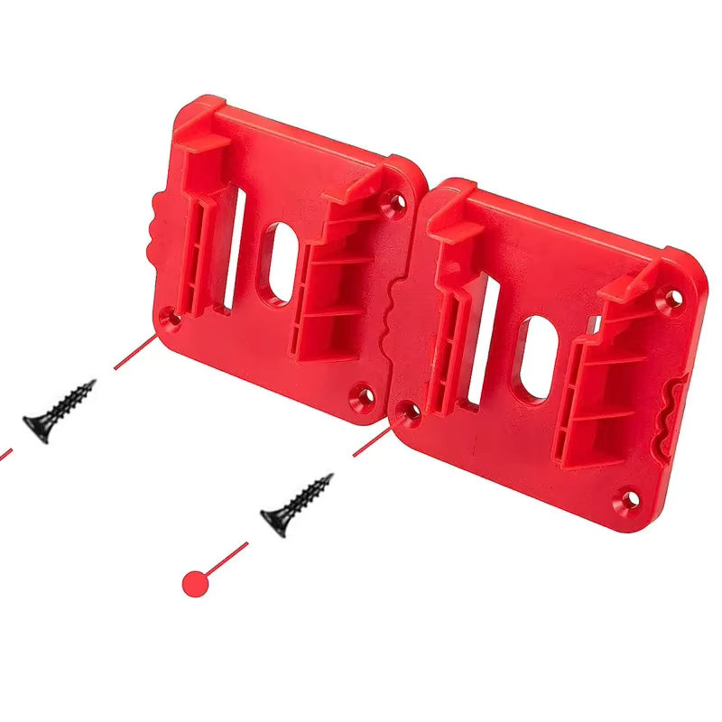 ZWINCKY Batteriehalter Wandhalterung für Milwaukee 18 V Lithium-Batterie, 5 oder 10 Stück, passend für 48-11-2401, 48-11-2402 und 48-11-2410 - Bild 5