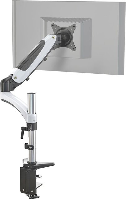 hjh OFFICE Monitorhalterung VM-MG1 aus Aluminium in Weiß - Bild 1