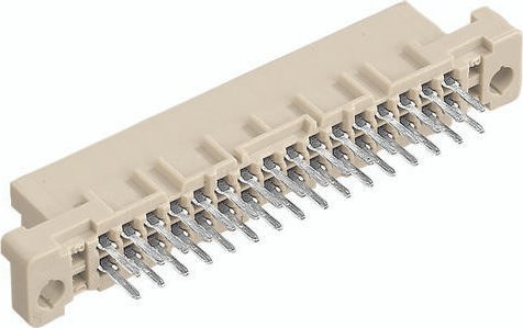 HARTING Federleiste in Beige mit 2 Reihen - Bild 1