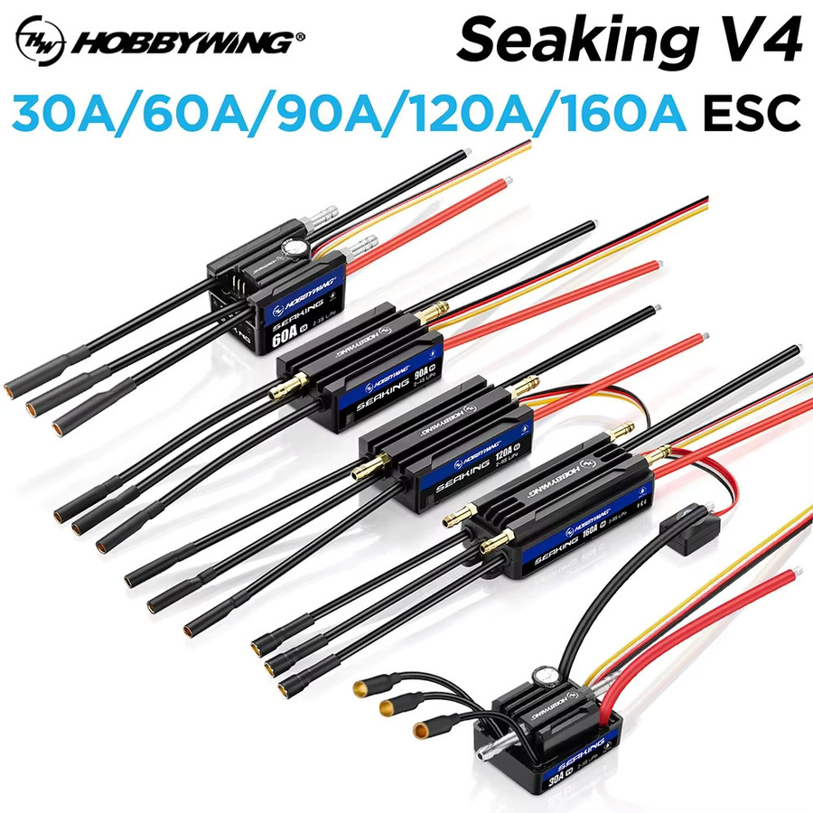 Hobbywing Seaking Brushless V4 ESC, Wasserdicht, mit integriertem BEC - Bild 1