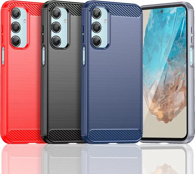 Stoßfeste Schutzhülle für Samsung Galaxy M44 5G M12 M14 M54 M34 M05 M15 Prime M55S M35 in Schwarz - Bild 1