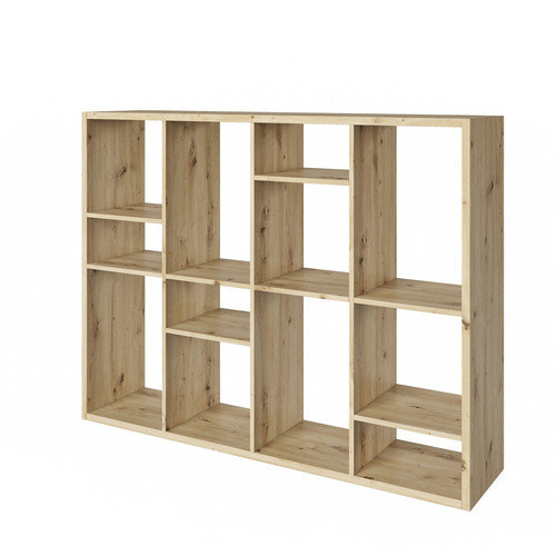 PHOENIX Raumteiler-Regal Fortuna aus Holz in Beige, B/H/T: 58 x 146,6 x 34 cm - Bild 2