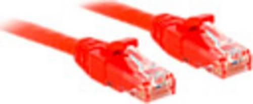 Lindy RJ45 Patchkabel CAT 6 U/UTP Ethernet LAN Rot, 20,0 m - Bild 1