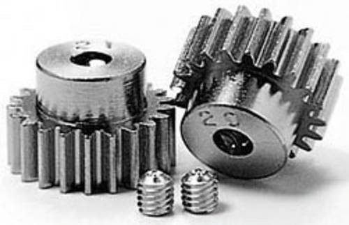 Tamiya Ersatzteil Alu Motorritzel, Metall, Grau - Bild 1