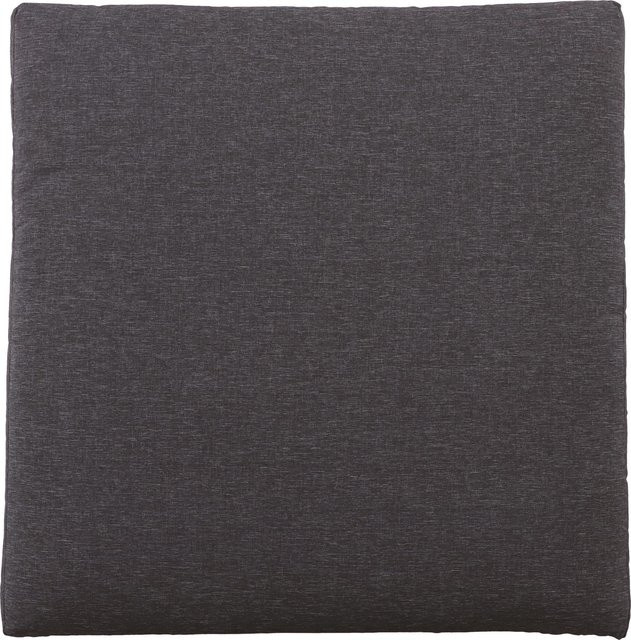 Sitzkissen für die Lounge-Gruppe Springtown in Schwarz, quadratisch, aus Polyester, B/T/H: 70 x 70 x 15 cm - Bild 1