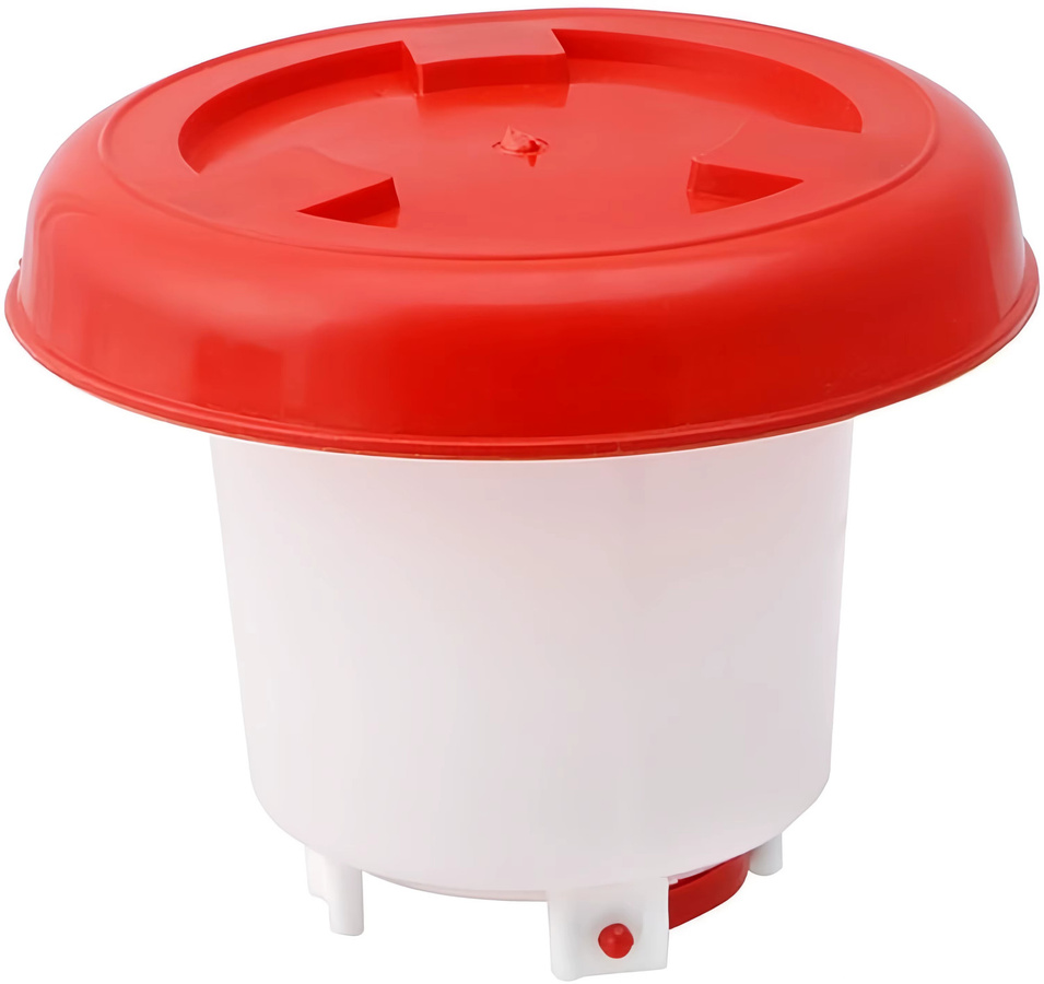 Lucky Farm Automatischer Hühnerstall-Wasserspender aus Kunststoff mit 6 l Füllmenge - Bild 3