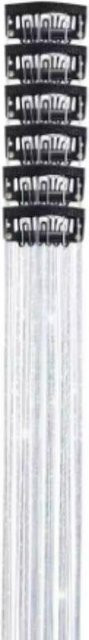 XYNN Clip-In Haarglitzer Haarverlängerungen, 20 Zoll, 6 Stück, Unisex - Bild 1