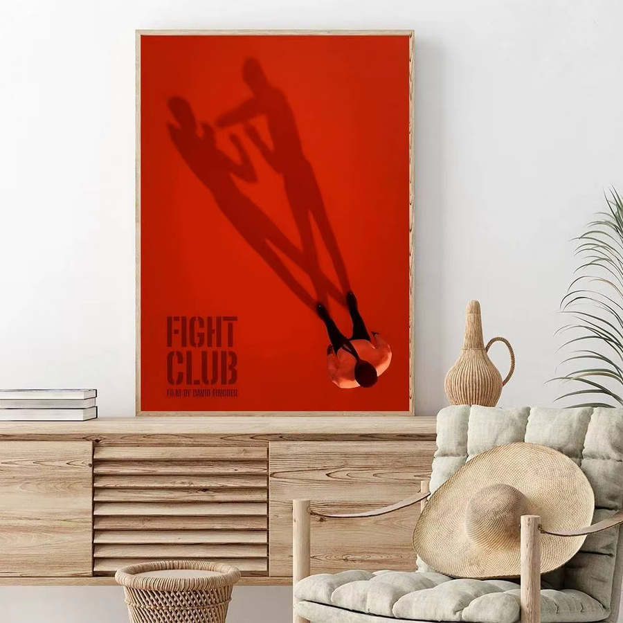 Selbstklebendes Film-Poster Fight Club von 5TOYS, wasserfester Papieraufkleber für Heimdekoration, B/H: 15,0 x 20,0 cm - Bild 5