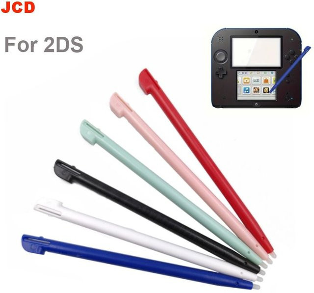 JCD Kunststoff Stylus-Stift für Nintendo 2DS Touchscreen in Schwarz oder Multicolour - Bild 1