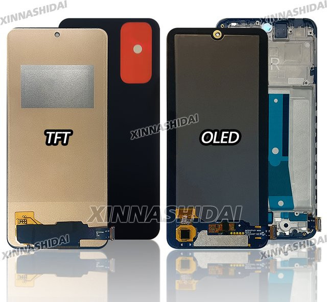 Xiaomi Redmi Note 11/11S LCD-Display Ersatzteil mit TFT/OLED AAA+ Touchscreen Digitizer in Schwarz inklusive Rahmen und Batterieabdeckung - Bild 1
