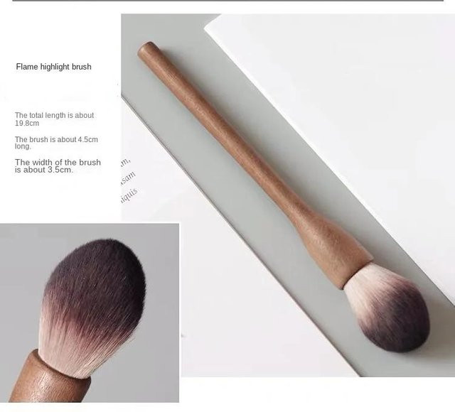 Love Home Garden Make-up Pinsel, Walnuss Holzgriff, Unisex - Bild 1