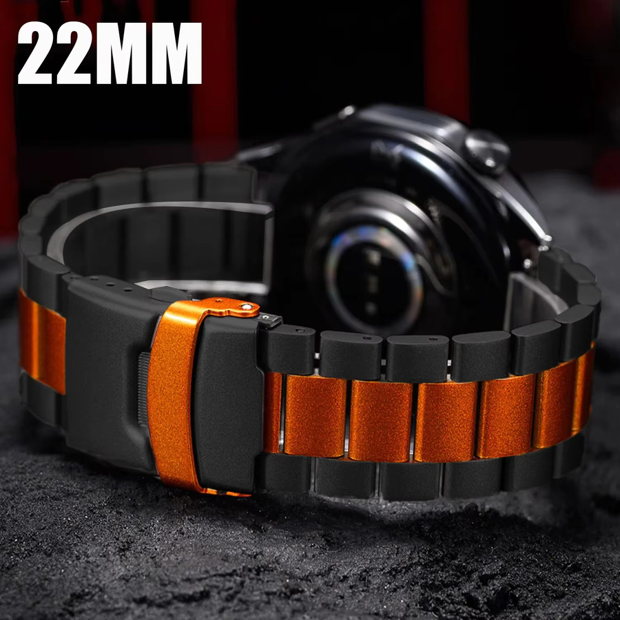 Uhrenarmband Edelstahl, 22 mm, Unisex - Bild 3