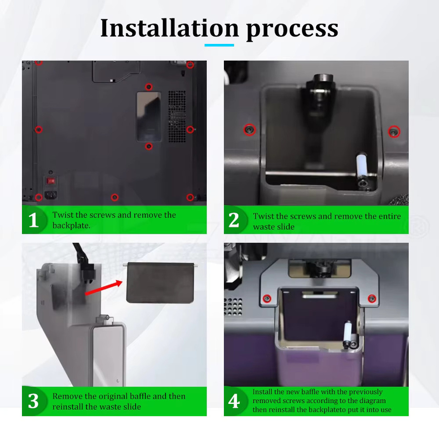 Bambu Lab Metall-Wischplatte in Rot als Ersatzteil für FDM 3D-Drucker X1/X1C/P1P/P1S zur Filamentreinigung - Bild 4
