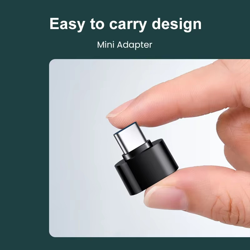 Nnbili USB-C auf USB 3.0 Adapter OTG in Schwarz für MacBook Pro, iPad Mini 6 und MacBook Air - Bild 5