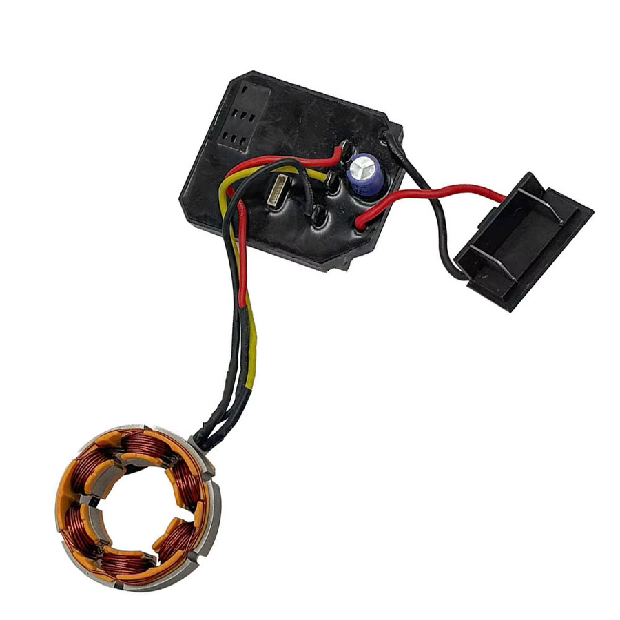 Dayi Ersatzset für bürstenlose Elektroschrauber mit Steuerplatine und Stator, 18 V und 21 V, Schwarz, passend für Dayi 2106, 161 und 169 - Bild 3