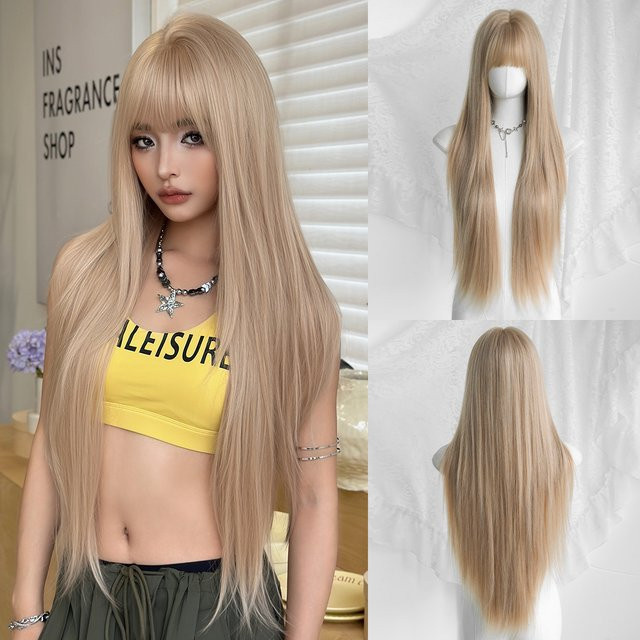NAMM Perücke mit Pony, Beige, Synthetisch, Damen - Bild 1