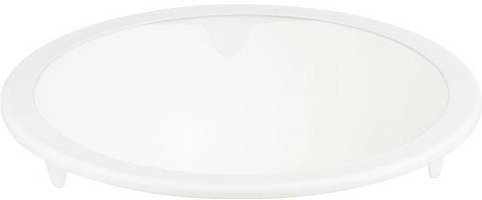 Philips 93234500 DN570G PG Abdeckglas aus Glas und Aluminium in Weiß und Silber - Bild 1