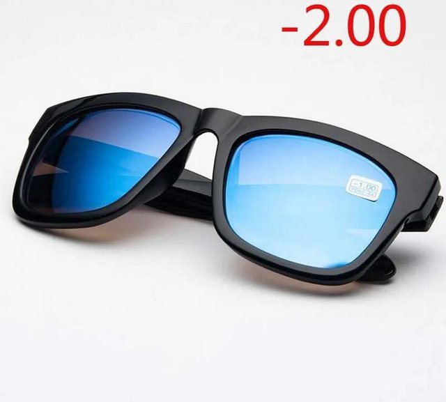 Sonnenbrille Unisex, Vollrand, Square, Plastic, Grey, Black - Bild 1