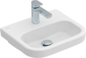Villeroy & Boch Handwaschbecken Architectura aus Keramik, weiß, B/T: 45 x 38 cm, 1 Hahnloch, ohne Überlauf - Bild 1