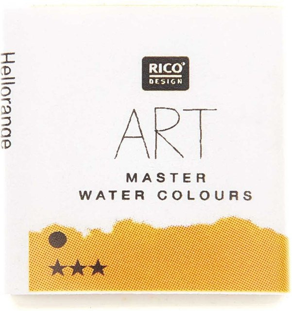 Rico Design ART Master Aquarellfarbe Hellorange im halben Näpfchen - Bild 1