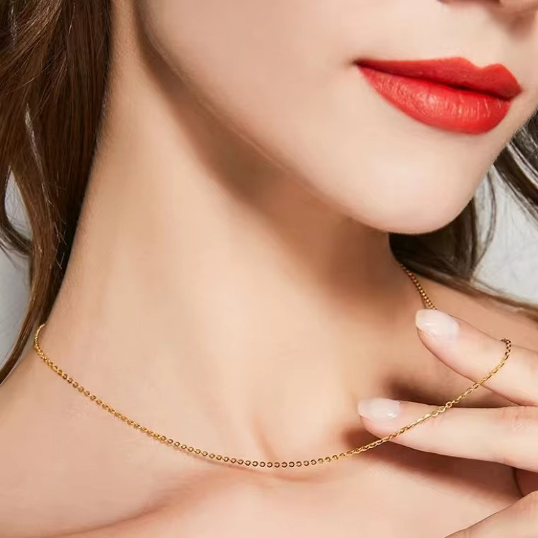 szjinao Goldkette 750 Gold, Damen - Bild 2
