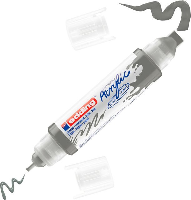 edding 5400 Acryl 3D Double Liner Marker in Anthrazit - Bild 1