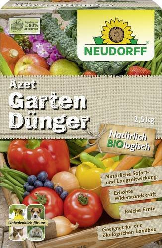 Neudorff Azet Gartendünger Slow-Release für Freiland und Garten, 2,5 kg - Bild 1