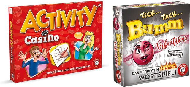 Piatnik Casino Activity + Tick Tack Bumm Vibrations 2er Bundle Partyspiel Set - Bild 1