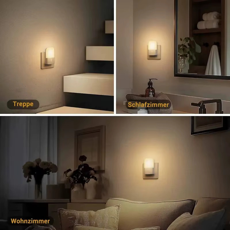Ouelico Dimmbares LED-Nachtlicht in Weiß mit Dämmerungssensor und warmweißem Licht (2700K) - Bild 6