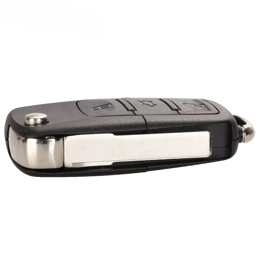 Jingyuqin 4-Tasten-Fernbedienung für Autoschlüssel in Schwarz, 315 MHz, ID48, passend für VW Beetle, Golf, Passat und Jetta (2000–2006) - Bild 3