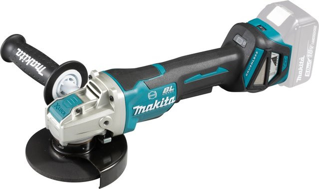 Makita Akku-Winkelschleifer DGA519Z mit X-LOCK, 18 V, 125 mm, Blau/Schwarz/Petrol - Bild 1