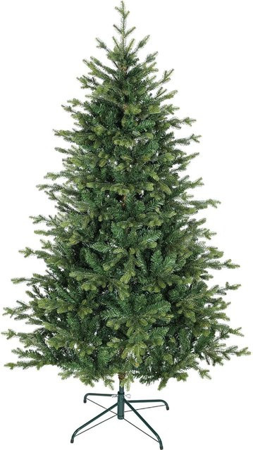 HOMCOM Weihnachtsbaum in Fichtenbaumform aus Kunststoff und Metall, Grün, H x B x T: 180 x 100 x 100 cm - Bild 1