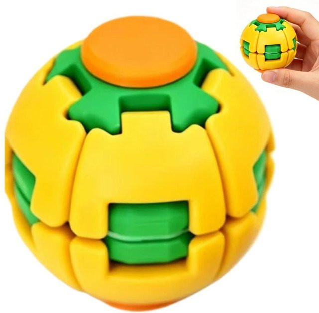 Binchi Outdoor Equipment Fidget Spinner Ball, gelb - Bild 1